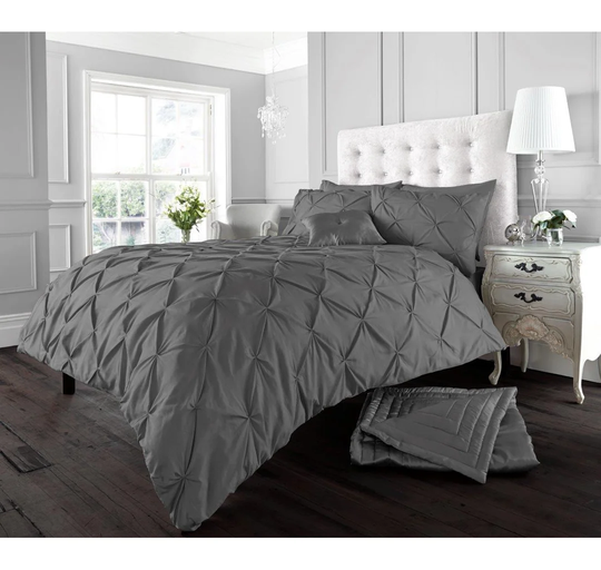 Janesville Grey 144 TC Duvet Cover Set