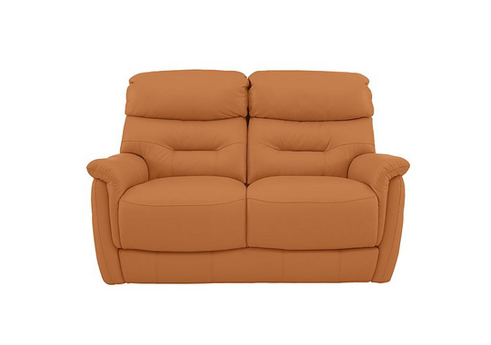 Chicago 2 Seater Leather Sofa - Yellow- World of Leather