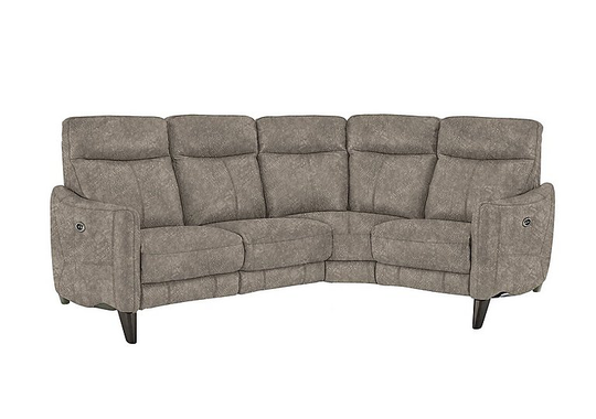 Compact Collection Petit Fabric Corner Sofa - Mink