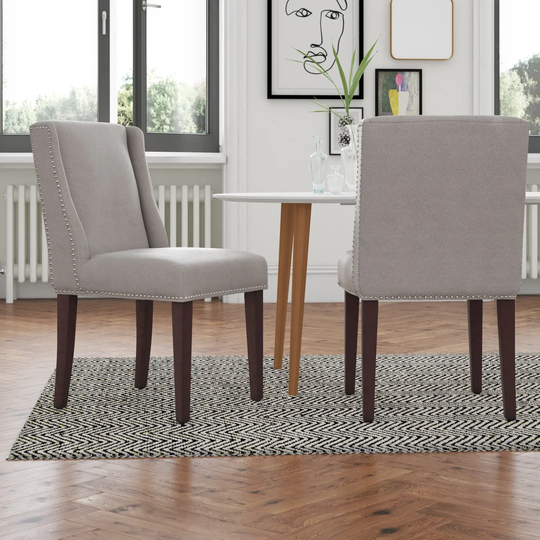 Philllip Solid Birch Upholstered Dining Chair