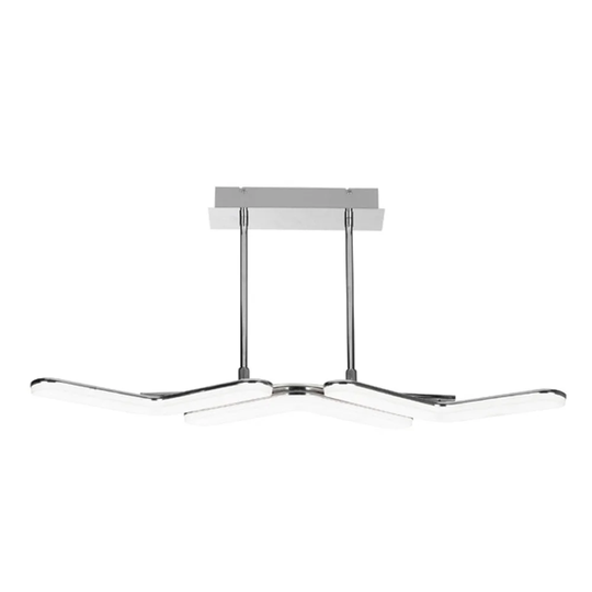 Nipper 3 - Light Kitchen Island Geometric LED Pendant