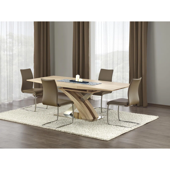 SANDOR Extending Table, Sonoma Oak (3P = 1Pc)