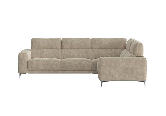 Adama Fabric Corner Sofa - Cream