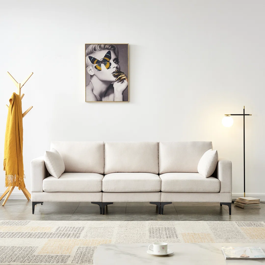 Bagnall 71Cm Cotton Square Arm Sofa