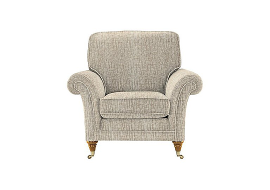 Parker Knoll - Burghley Fabric Armchair - Blue