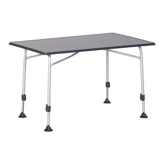 Hosier Folding Aluminium Bar Table