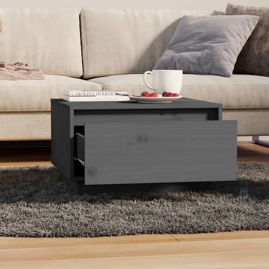 Ebern Designs Coffee Table Honey Brown 55X56x32 Cm Solid Wood Pine