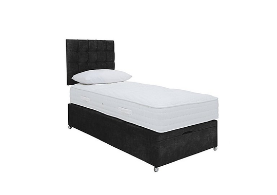 Sleep Story - Ergo 1000 End Ottoman Divan Set - Single - Grey