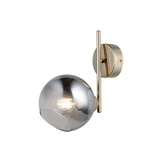 Bera 1 - Light Gold Armed Sconce