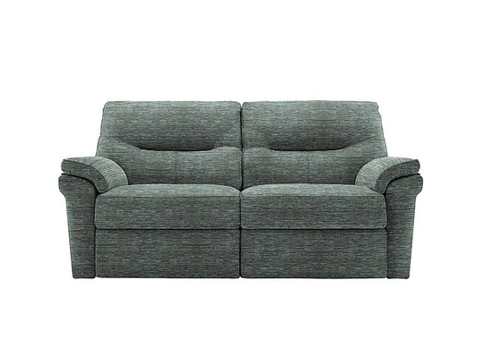 G Plan - Seattle 2.5 Seater Fabric Power Recliner Sofa - Green