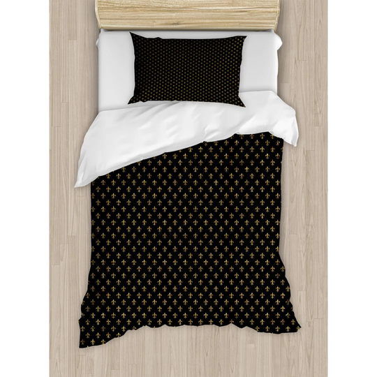 Snell Black 100% Brushed Microfibre Duvet Cover Set