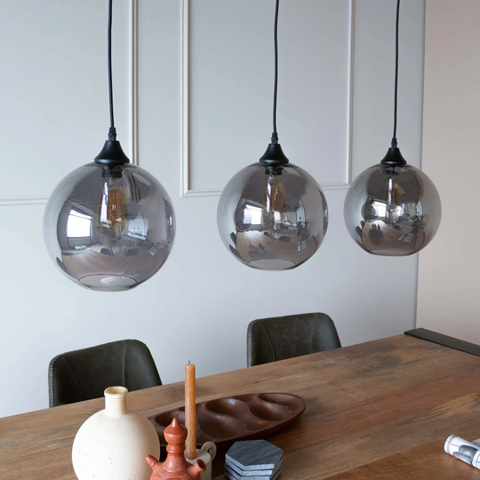 Sealcove 3 - Light Kitchen Island Globe Pendant