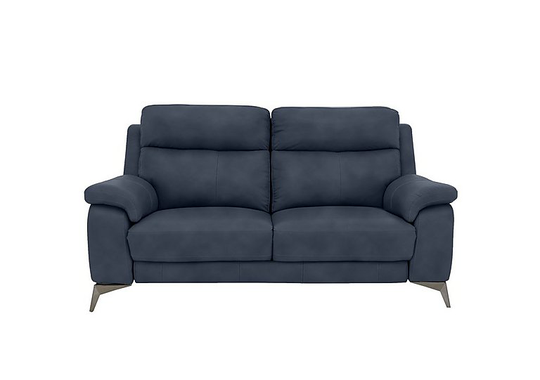Missouri 2 Seater Fabric Sofa - Blue