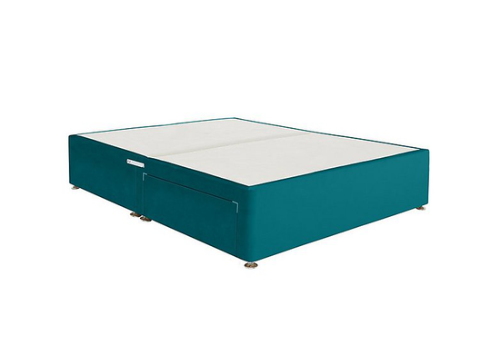 Sleep Story - Divan Base with Drawers - Small Double - Teal