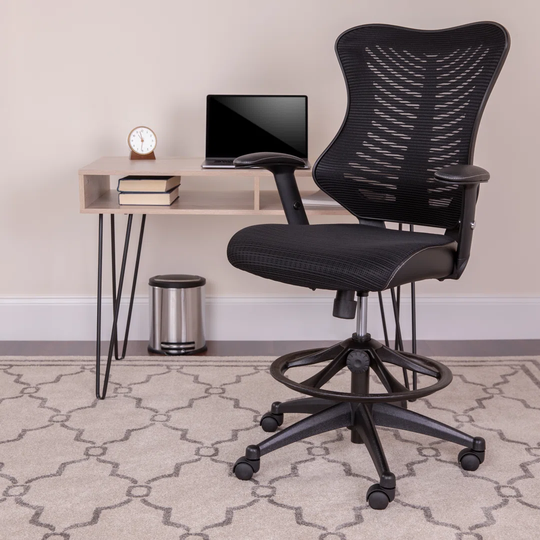 Haynie Ergonomic Mesh Draughtsman Chair