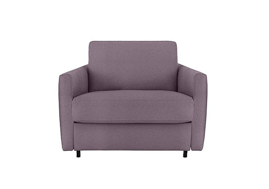 Nicoletti - Alcova Fabric Chair Sofa Bed with Slim Arms - Pink