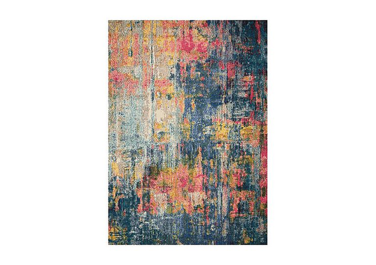 Celesta Blue and Yellow Rug - 119cm-x-180cm