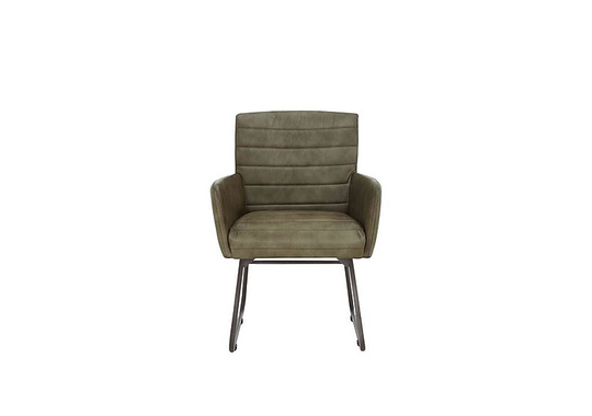 Sam Leather Dining Chair - Green