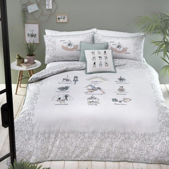 Hatchett 180 TC Percale Duvet Cover Set