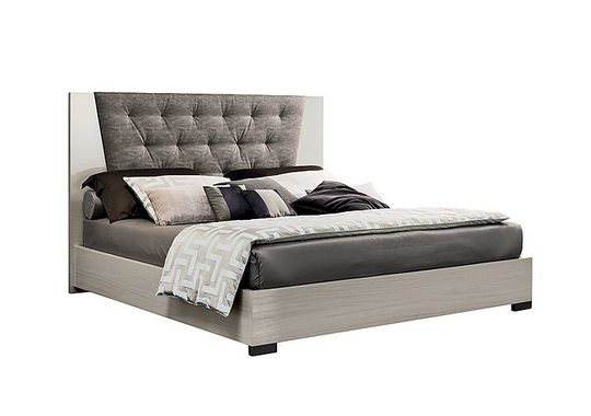 ALF - Alpine Upholstered Bed Frame with Slats - Super King - Beige