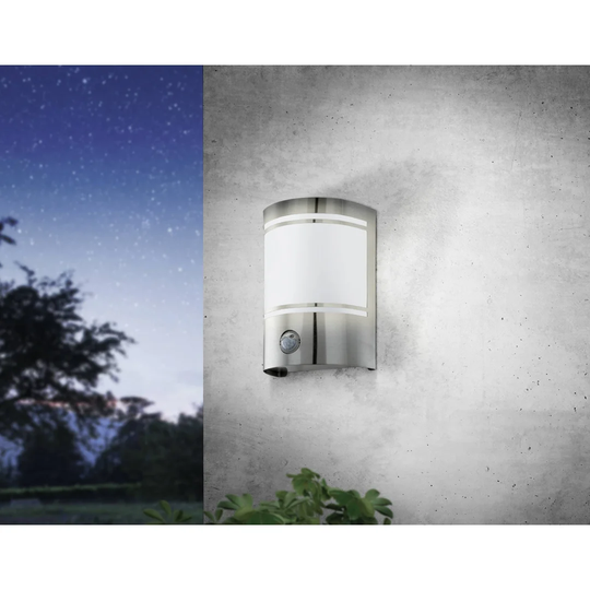 Demelza 1 Light Outdoor Flush Mount with Motion Sensor
