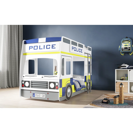 Single (3') Car Bunk Bed Police
