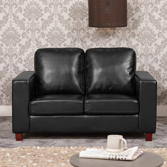 Culverhouse 2 Seat Bonded Leather Sofa - Brown