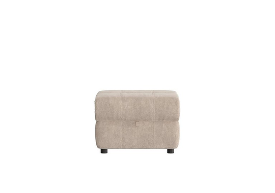 Link Fabric Footstool - Cream