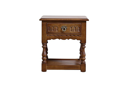 Old Charm Aldeburgh Lamp Table - Brown