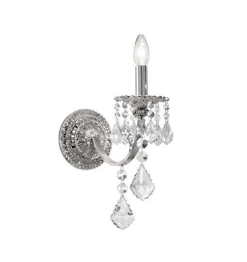 Pisani Kristall 1-Light Candle Wall Light