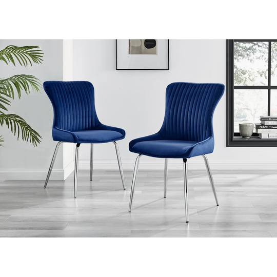 Illman Velvet Upholstered Side Chair