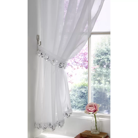 Andrews Slot Top Sheer Curtain
