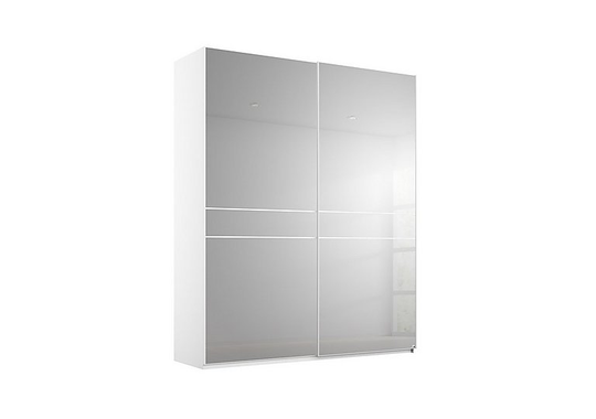 Rauch - Lando Sliding Mirror Wardrobe - 160-cm - White