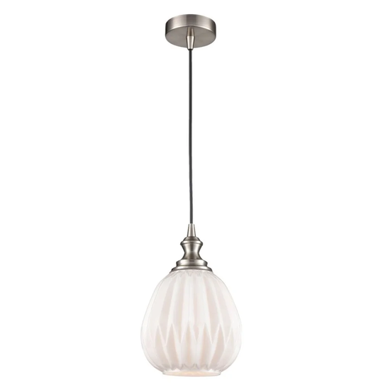 Komal 1 - Light Single Teardrop Pendant