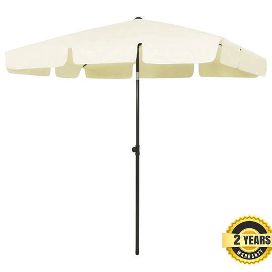 Mathias 2m x 1.3m Rectangular Beach Parasol