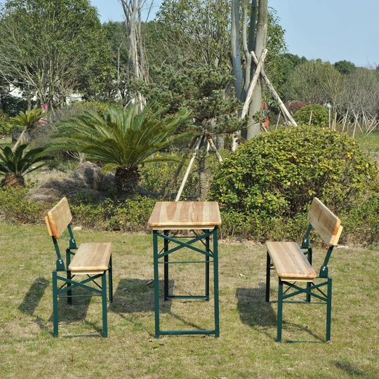 Blanken Wooden Garden Picnic Bench Set