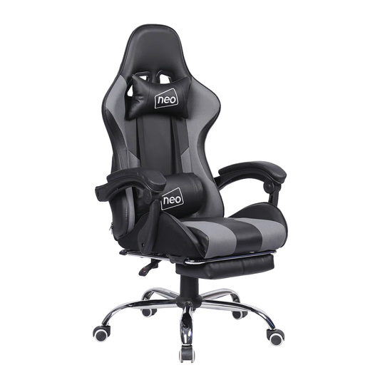 PC & Racing Chair with Message Function & Footrest