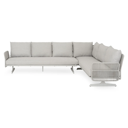 Scorpius 300cm Wide Outdoor Right Hand Facing Garden Corner Sofa with Cushions