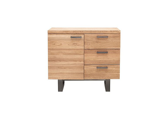 Earth 1 Door 3 Drawer Sideboard - Brown