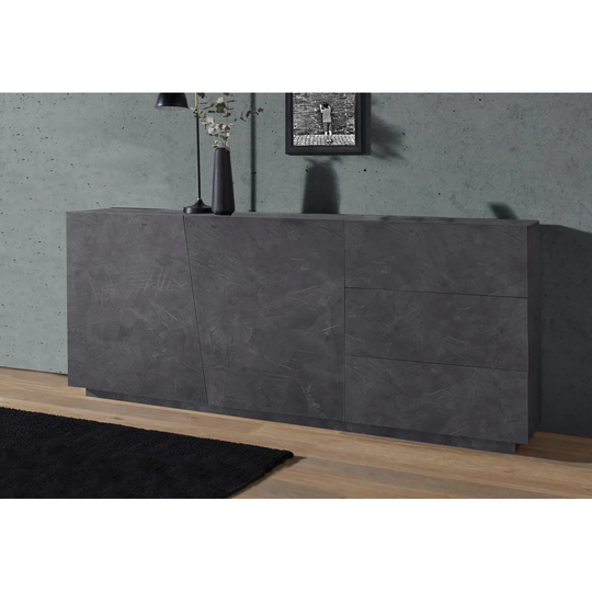 Bayonne 180 Cm Wide 3 Drawer Sideboard