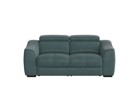 Elixir 2 Seater Leather Sofa - Green- World of Leather