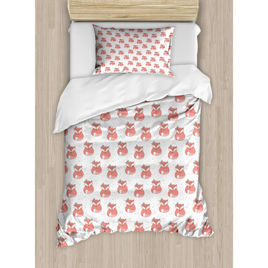 Souza Pink 100% Brushed Microfibre Duvet Cover Set