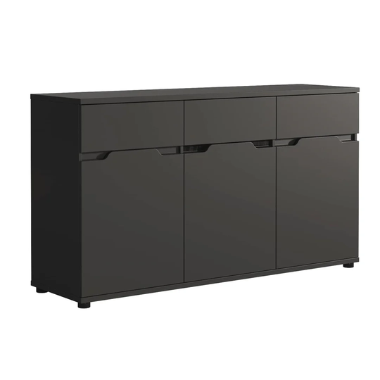 Ceilia 149 Cm Wide 3 Drawer Sideboard