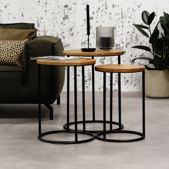 Marcoux Shaan 3 Piece Nest of Tables