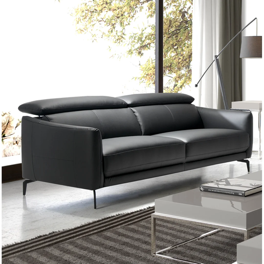 Rori Genuine Leather Upholstered 3 Seater Sofa