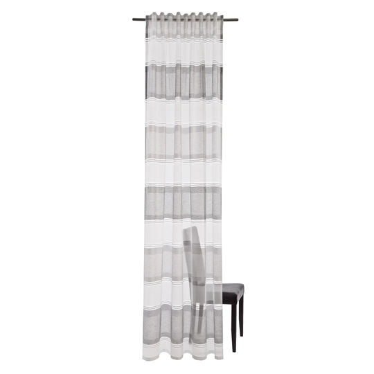 Trace Eyelet Semi Sheer Curtain