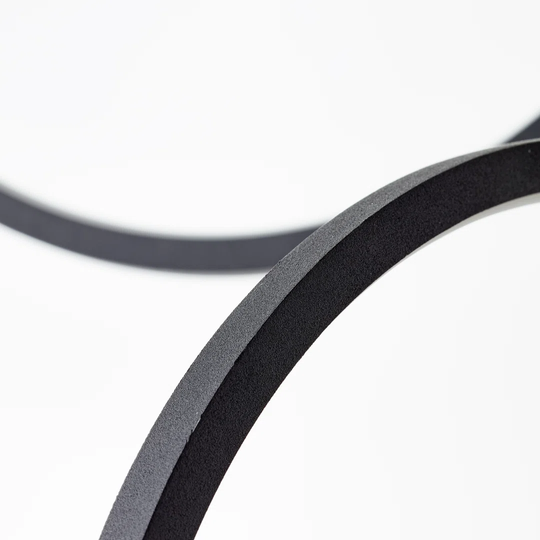 3 -light LED pendant in black