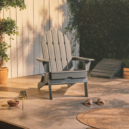 Wood Folding Adirondack Chair