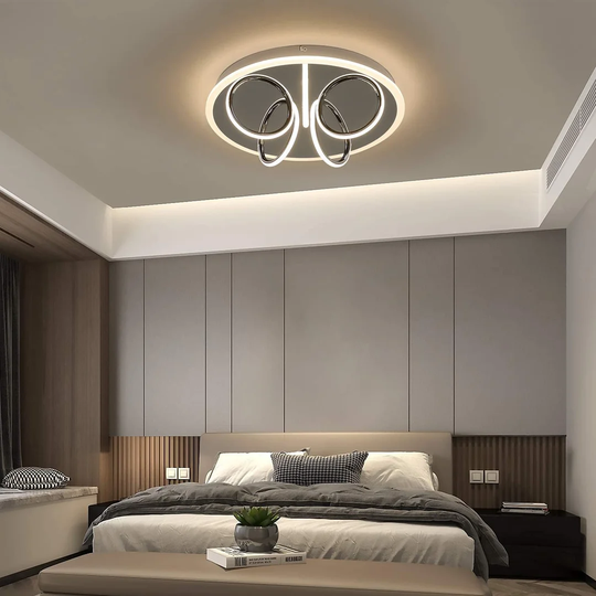 Ivy Bronx LED Ceiling Light Living Room Ceiling Lamp Warm White Light 41W Modern Lamp For Bedroom Kids Room Kitchen Hallway Youth Room Round Lighting