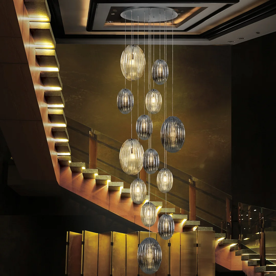 Nola 13 - Light Cluster Geometric Pendant